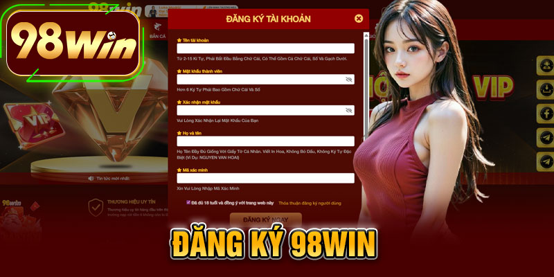 Đăng Ký 98WIN